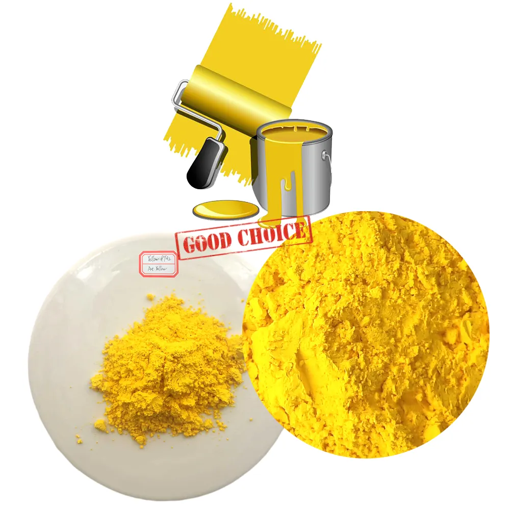 Especial brillante óxido de hierro amarillo PY y 42 y ocre amarillo pigmento de tinta de pintura al óleo de arte trabajo revestimiento tinte colorante