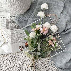 Bouquet de fleurs artificielles Nicole, décoration murale pour mariage et maison, CF01020 - Product Image 1
