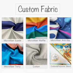 Asciugamani da Spiaggia Personalizzati di Lusso in Cotone Jacquard con Stampa <span class=keywords><strong>Tramonto</strong></span> sul Mare e Cocco, Ecologici, Morbidi e Assorbenti - Product Image 6