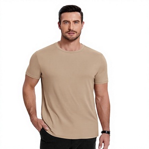Men Solid Color Crew Neck Short Sleeve T Shirt Premium Soft Cotton Basic Casual Daily Wear <b>Tees</b> For Wholesale Stock Available - Product Image 3