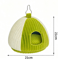 Nid suspendu pour oiseaux, épais et solide, de style moderne, pour la protection contre le froid en hiver, adapté aux petits perruches et aux sugar gliders.