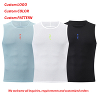 Maillot de cyclisme à sublimation personnalisée Maillot de corps de fitness doux pour homme Maillot de corps de cyclisme Couche de base