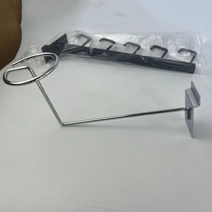 Estante de exhibición de taza blanca de metal cromado Ganchos de exhibición de slatwall resistentes al óxido para panel ranurado - Product Image 4