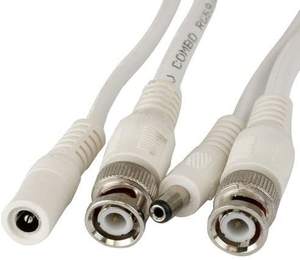 Câble <span class=keywords><strong>coaxial</strong></span> 75Ohm RG59 + 2DC câble d'extension CCTV en cuivre extérieur pour caméra HDTV CATV CCTV 5m + 1m câble TV en Fiber de cavalier - Product Image 3