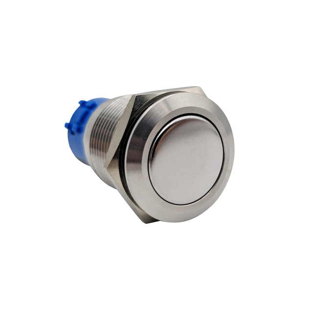 M19 Push Button Switch Self Locking 3 Pin Stainless Steel Push Button Switch