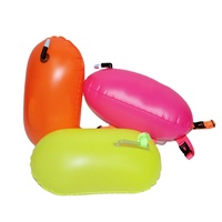 Accès à la natation en eau libre bouée de natation en PVC flotteur de sécurité sac sec à l'air flotteur de remorquage natation flottation gonflable sac de plongée étanche