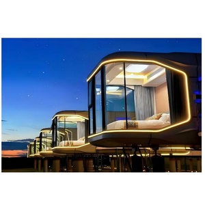 โรงแรมวิลล่ากลางแจ้ง Smart Starry Sky Apple Cabin บ้านแคปซูลเคลื่อนที่ บีแอนด์บี สถานที่ชมวิว บ้านคอนเทนเนอร์สำเร็จรูปพร้อมอินเทอร์เน็ต - Product Image 4