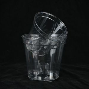 กระถางต้นไม้พลาสติกใส PET เป็นมิตรกับสิ่งแวดล้อม สำหรับใช้ในร่มและสวน - Product Image 4