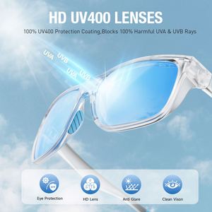 Gafas de Sol Polarizadas Deportivas UV400 para Exteriores, Lentes Naranjas, Ligeras, Cuadradas, para Senderismo, para Hombre - Product Image 4