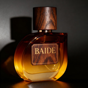 Botella de Perfume de Vidrio Vacía Personalizada de Fábrica, con Pulverizador y Tapa de Madera, 30ml 50ml 75ml 100ml - Product Image 5