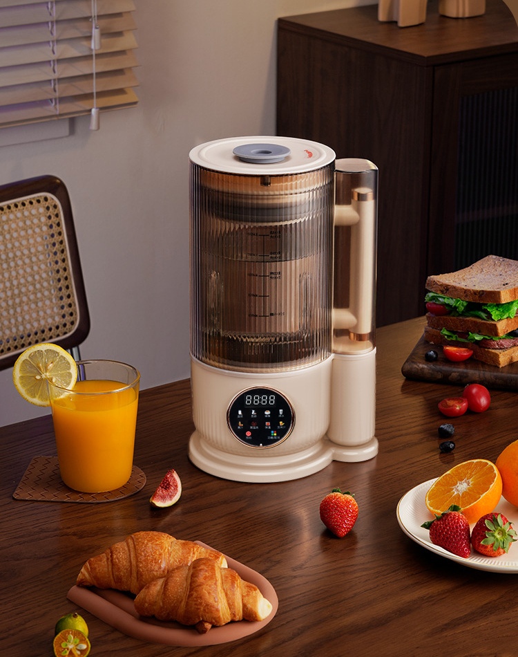 Multi-Function Automatic Hot and Cold Soybean Nuts Milk Maker Soymilk Machine Baby Food Processor Blender 1500ML