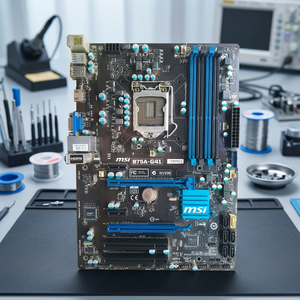 /B75A-G41 1155 พินเมนบอร์ดเดสก์ท็อปอินเทล B75 ชิปเซ็ต DDR3 ดับเบิ้ล SATA III USB3.0 กราฟิกแบบรวมฟูล SATA III - Product Image 3