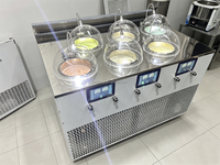 6*5.5L Cilindrische Verticale Italiaanse Batch Freezer Apparatuur Commerciële Open Top Gelato Hard IJs IJsroommachine Fabrieksprijs