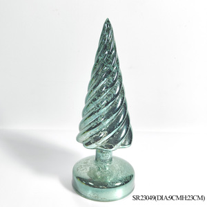 Nouveau style beau arbre en verre fait à la main artisanat décorations pour la maison arbre <span class=keywords><strong>de</strong></span> noël avec lumière led pour la décoration <span class=keywords><strong>de</strong></span> noël - Product Image 2