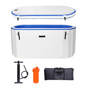 Inflatable Ice <b>Bath</b> Bucket 150*80*65 PVC <b>Foldable</b> Portable For Sports Rehabilitation Adult Use - Product Image 3