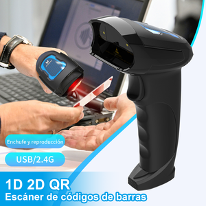 <span class=keywords><strong>Lector</strong></span> de Código de Barras Xincode 1D 2D, <span class=keywords><strong>Lector</strong></span> de Código de Barras Inalámbrico USB, Escáner de Código de Barras - Product Image 1