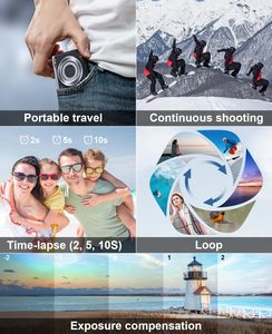 กล้องดิจิตอลรุ่นใหม่ เลนส์ออปติคอล วิดีโอ 5K 56MP ซูม 10 เท่า หน้าจอ 2.8 นิ้ว - Product Image 6