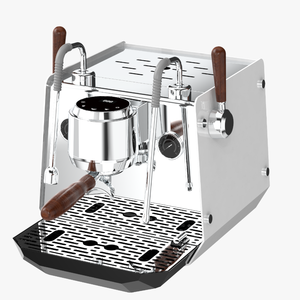 Semi-<b>Automatic</b> Espresso <b>Machine</b> 15 Bars Pressure Stainless Steel Electric Commercial <b>Coffee</b> Maker Easy Operation 2 Cups - Product Image 2