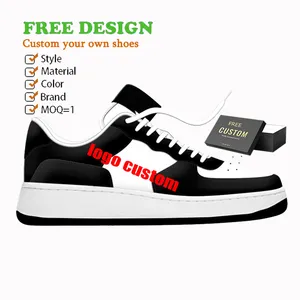 Custom Logo Running Shoes Size 46 Low MOQ Blank Custom Low Genuine Leather Skateboard Sneakers Basketball Shoes Fully Custom Sho