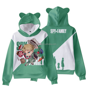 Disfraces de Anime con Temática de Espías, Sudadera con Capucha y Diseño de Orejas de Gato en Impresión 3D para Adultos y Niños - Product Image 2
