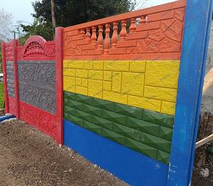 Ciment plastique pierre artificielle mur dalle mur de soutènement moule 3d béton clôture panneaux moule moules pour <span class=keywords><strong>dalles</strong></span> de béton conception - Product Image 6