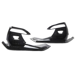 Black Fog Light Lamp Grille Bezels Cover Gloss Fits Infiniti Q50 - Foto 6