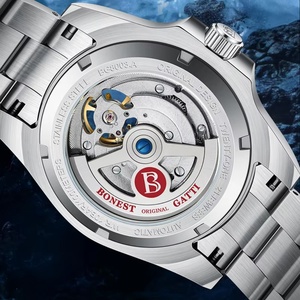 BG8003 <b>Mechanical</b> Wristwatch Stainless Steel Watchcase Luminous Dial Automatic <b>Watches</b> for Men - Product Image 6