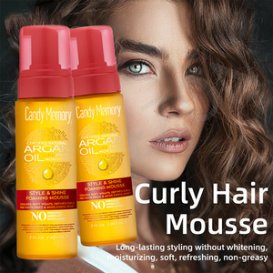 <span class=keywords><strong>Mousse</strong></span> <span class=keywords><strong>coiffante</strong></span> professionnelle à l'huile naturelle du Maroc, <span class=keywords><strong>sans</strong></span> sulfate, <span class=keywords><strong>sans</strong></span> <span class=keywords><strong>silicone</strong></span>, pour cheveux bouclés - Product Image 1