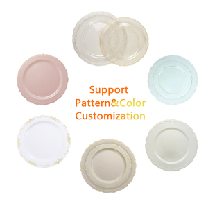 ชุดจานสีทองลายดอกไม้ชุบทองนูนสูง,ชุดอุปกรณ์อาหารเย็นแบบตะวันตกพร้อมชุดจานและจานรอง - Product Image 3