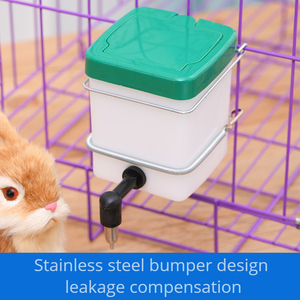 Diseño <span class=keywords><strong>de</strong></span> pin <span class=keywords><strong>de</strong></span> disparo antigoteo, jaula colgante, tetera, dispositivo <span class=keywords><strong>de</strong></span> plástico para beber, conejo, hámster, botella <span class=keywords><strong>de</strong></span> agua potable, alimentador colgante - Product Image 4