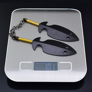 Ninja <span class=keywords><strong>Anime</strong></span> Chojuro Hiramekarei 32cm 101G Metal Twin Swords <span class=keywords><strong>Anime</strong></span> arma modelo Ninja Craft Display artefacto - Product Image 3