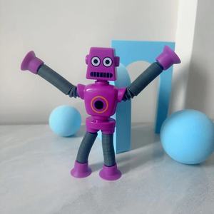 子供のための吸盤付きの教育用ポップチューブロボットおもちゃライトアップ感覚そわそわロボット - Product Image 5