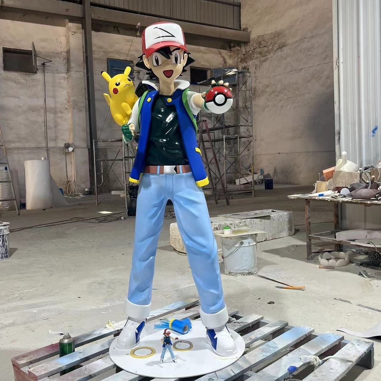 Pokemon Ash Cap Cosplay Gloves, Jacket Xiaozhi Clothes