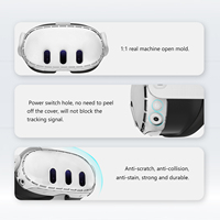 Pour Quest 3 Accessoires En Plastique Transparent Couverture Avant Protéger Shell Clair Pour Meta VR