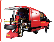 Máy cân bằng bánh xe di động, máy tháo lắp lốp xe gắn trên xe, CZ-288A 220V, hỗ trợ giao hàng nhanh chóng tận nhà 24/24 - Product Image 2