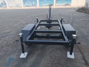 <span class=keywords><strong>Remorque</strong></span> d'assemblage d'<span class=keywords><strong>essieu</strong></span> <span class=keywords><strong>suspendu</strong></span> de véhicule de transport à deux essieux pour générateur - Product Image 4