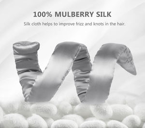 Ensemble de bigoudis en soie, bandeau de cheveux bouclés sans chaleur, ruban enveloppant pour les cheveux, 100% en soie - Product Image 3
