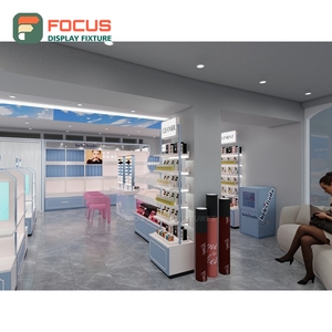 Servicio Integral para Tiendas Minoristas: Expositor de Piso de Madera Sólida, Solución Integral para Diseño de Tiendas de Cosméticos - Product Image 3