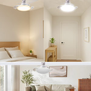 Luz LED para ventilador de techo 26W 3000lm DC <span class=keywords><strong>Motor</strong></span> silencioso, atenuación y temperatura de color, E26, control remoto, temporizador de eficiencia energética - Product Image 6