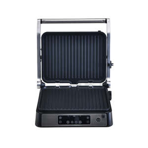 Grill électrique pour gaufres, steak, sandwich, grill <span class=keywords><strong>de</strong></span> contact, presse à panini <span class=keywords><strong>d</strong></span>'intérieur, <span class=keywords><strong>plaque</strong></span> chauffante avec <span class=keywords><strong>plaque</strong></span> à gaufres amovible - Product Image 2