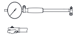 Calibre borrachudo revestimento torno w/medidor magnético do diâmetro interno do indicador do teste - Product Image 5