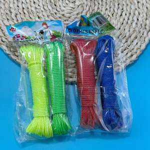 Lot de 2 cordes à linge antidérapantes et coupe-vent, longueur 10 mètres, adaptées au séchage des vêtements et des couvertures, pour les voyages en plein air - Product Image 5