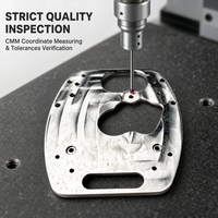 Service d'usinage CNC de précision, plaque de cadran en acier inoxydable personnalisée avec ouvertures complexes et tolérance de 0,01 mm