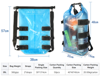 Usine léger PVC 25L Camping kayak flottant océan Pack voyage extérieur moto étanche sac à dos sac sec