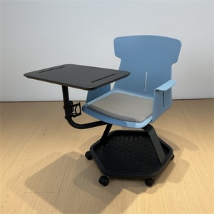 Hội Nghị Stackable Đào Tạo Phòng Dành Cho Người Lớn Nghiên Cứu Lớp Học Viết Bàn Ghế Di Chuyển Đào Tạo Xoay Ghế Với Bảng Đính Kèm - Product Image 2