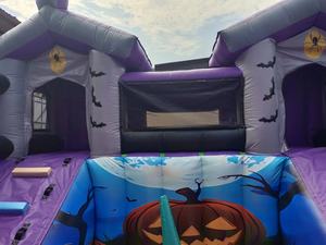 Casa Inflable <span class=keywords><strong>de</strong></span> Terror Ceyu, Castillo Inflable con Pasillo y Área <span class=keywords><strong>de</strong></span> Brincos para Alquiler en Eventos <span class=keywords><strong>de</strong></span> Halloween - Product Image 6