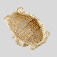 Sac fourre-tout décontracté en paille ajourée avec lettres de designer, sacs à main tissés en papier pour femmes, sacs à bandoulière faits à la main pour l'été et la plage