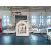 Trampoline gonflable pour enfants et adultes, maison à bulles en PVC, dôme à bulles gonflable, ballons transparents, maison à bulles
