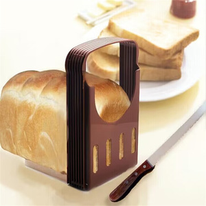 <b>Bread</b> <b>Cutter</b> <b>Bread</b> <b>Cutters</b> <b>Bread</b>/Toast <b>Cutter</b> Mold Kitchen Sandwich Slicing Foldable Tools with 4 Thickness Toast <b>Cutter</b> - Product Image 1