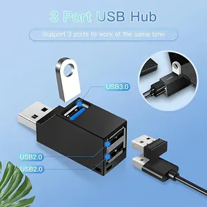 Usb hub, 3 cổng cao usb tốc độ 3.0 splitter cắm và chơi xe buýt powered - Product Image 3